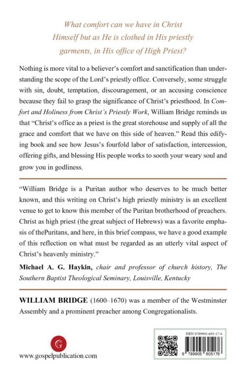 Comfort and Holiness from Christ's Priestly Work