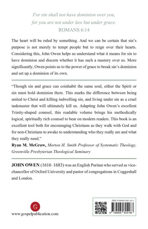 Freedom from Sin’s Dominion